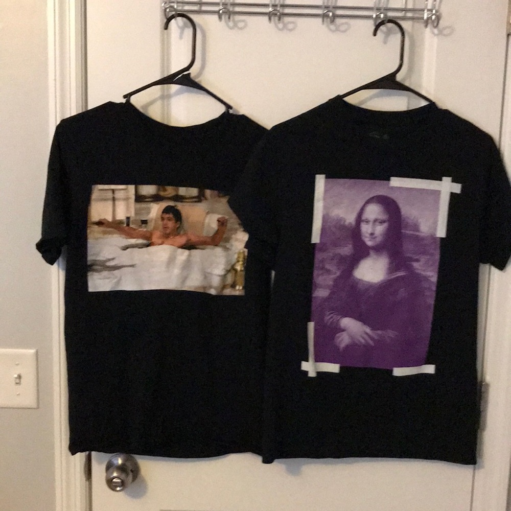 Two tee shirts